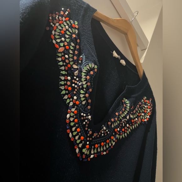 Anthropologie Beaded Sweater - Picture 2 of 4